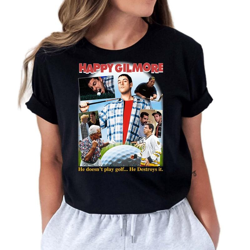 Happy Gilmore Shirt,, Adam Sandler T-Shirt, Adam Sandler Sweatshirt, Adam Sandler Tee Hoodie | GrindPrints.com