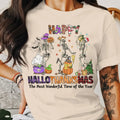 Happy Hallothanksmas Sweatshirt, Funny Holiday Season Shirt, Halloween T-shirt, Thanksgiving shirt, Christmas Gift, Fall...