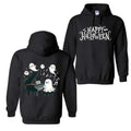 Happy Halloween Hoodie, Funny Ghost Playin Piano Hoodie, Spooky Season Ghost Hoodie T-Shirts, Sweatshirt | GrindPrints.com