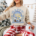 Happy Hanukkah Sweatshirt Hanukkah Menorah Candle , Chanukah Family Party Tee, Jewish Holiday Christmas Hoodie