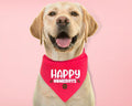 Happy Howlidays Dog Bandana, Christmas Dog Handkerchief, Holiday Puppy Neck Scarf, Pets Christmas Gift Neck Accessories....
