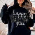 Happy New Year Holidays New Year Sequins Glitter Instant Sublimation Download Digital Shirt T-Shirts, Hoodie, Sweatshirt