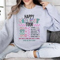 Happy New Year Tour 2025 Sweatshirt Tshirt, New Year 2025 Tour Shirt, Coquette New Year Shirt, 2025 Shirt, 12 New...