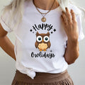 Happy Owlidays Shirt Owl Lover Shirt Funny Owl Bird Happy Holidays Shirt T-Shirts, Hoodie, Sweatshirt