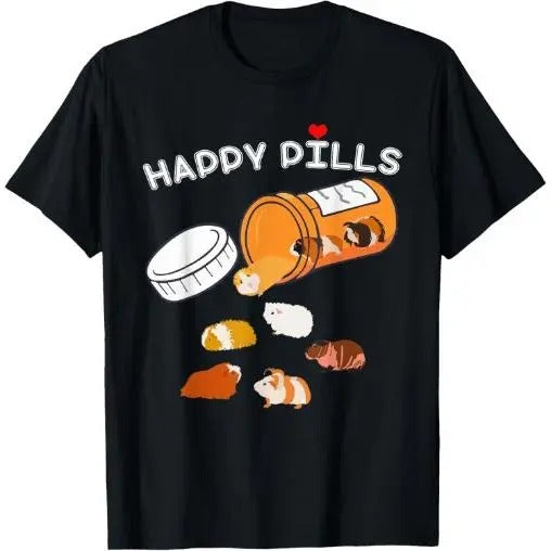 Happy Pill Guinea Pig Made USA T-Shirts, Hoodie, Sweatshirt