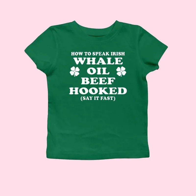 Happy St Patrick's Day Ireland Shamrock Baby Tee Pub Beer Paddy's Day Irish Paddies