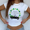 Happy St Patricks Day Baby Tee, Shamrock Baby Tee, Saint Patricks Day Baby Tee, Patricks Vintage Truck Baby Tee, Saint...