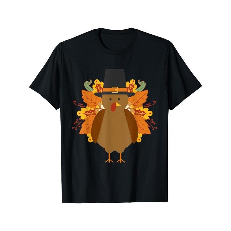 Happy Thanksgiving Fun Turkey for Men T-shirt made in usa Hoodie, Sweatshirt | GrindPrints.com