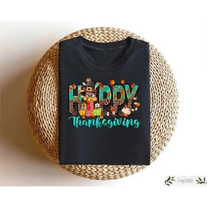 Happy Thanksgiving Shirt, Family Thanksgiving Turkey Gifts, Pumpkin Season Shirt, Thanksgiving Sweatshirt, Thanksgiving...