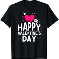 Happy Valentine's Day Love Date Couples Valentine T-Shirt-220gT-shirt 100% Cotton T-shirt made in usa Hoodie, Sweatshirt