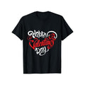 Happy Valentine's Day Print T-shirt for Men, Casual Short Sleeve Top, Men's Tee for Summer Daily Wear, Geometric Pattern,...