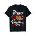 Happy Valentines Day Men T-Shirts, Funny Valentine'S Day Novelty Graphic Printed Tee, Short Sleeve Valentine'S Day Couple...