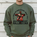 Hard Fought Hallelujah Shirt, I'll Bring My Hard-fought Heartfelt Tees, Floral Cross Shirt, Religious Mothers Day Hoodie,...