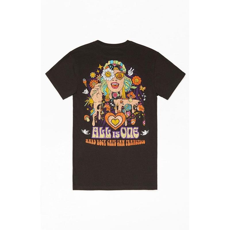 Hard Rock Cafe Men's Love All Serve All San Francisco T-Shirt - Multicolor Hoodie, Sweatshirt | GrindPrints.com