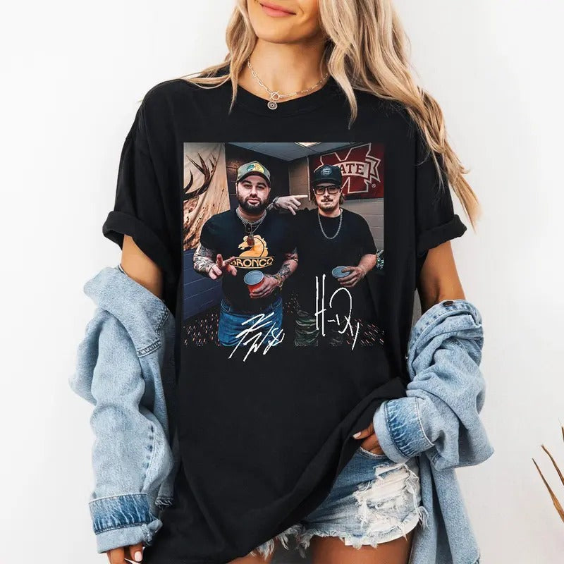 Hardy and Wetzell Shirt, Country Music JimBobb Concert T Shirt Hoodie, Sweatshirt | GrindPrints.com