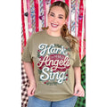 Hark the Herald Angels Sing Christmas Graphic T-Shirt Hoodie, Sweatshirt | GrindPrints.com