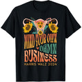 Harris Waltz 2024 Mind Your Own Damn Business Uterus Floral T-Shirt made in usa Hoodie, Sweatshirt | GrindPrints.com