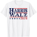 Harris Walz 2024 Election Kamala Harris Tim Walz 2024 T-Shirt made in usa Hoodie, Sweatshirt | GrindPrints.com