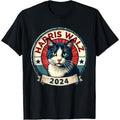 Harris Walz 2024 Funny Cat Election Kamala Harris Tim Waltz T-Shirt Hoodie, Sweatshirt | GrindPrints.com
