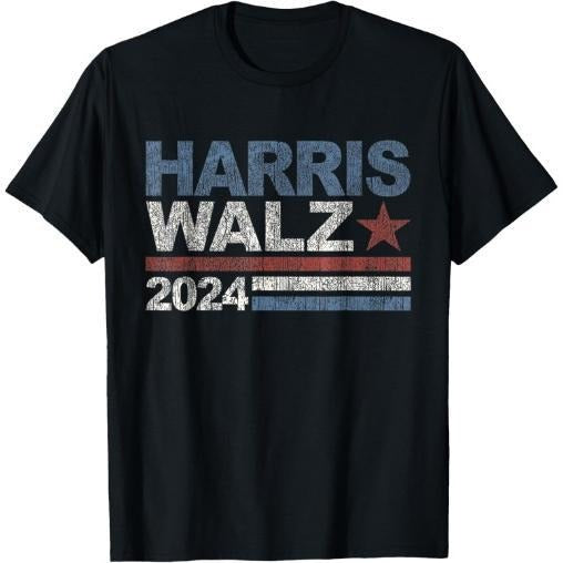 Harris Walz 2024 President Election Vintage Retro Stripe Made Usa T-Shirts, Hoodie, Sweatshirt