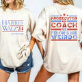 Harris Walz 2024 T Shirt, Prosecutor And Coach Vs Felon And His Weirdo T Shirt, Democrat's Shirt, Harris 2024 Election...