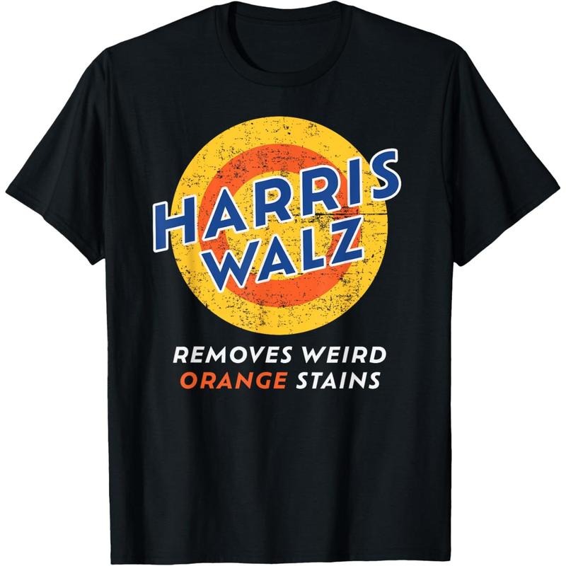 Harris Walz 2024 Waltz Removes Weird Orange Stains T-Shirt made in usa Hoodie, Sweatshirt | GrindPrints.com