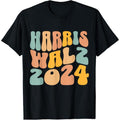 Harris Walz 2024 for President Kamala Harris Democrat T-Shirt made in usa Hoodie, Sweatshirt | GrindPrints.com