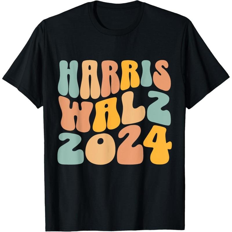 Harris Walz 2024 for President Kamala Harris Democrat T-Shirt made in usa Hoodie, Sweatshirt | GrindPrints.com