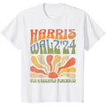 Harris Walz for A Brighter Tomorrow, Kamala Harris Tim Waltz T-Shirt made in usa Hoodie, Sweatshirt | GrindPrints.com