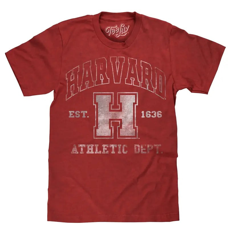 Harvard Athletic Department T-Shirt - Crimson Hoodie, Sweatshirt | GrindPrints.com