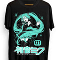 Hatsune Miku T-Shirt Anime Girl Kawaii Project Diva Vocaloid Shirt All Size Hoodie, Sweatshirt | GrindPrints.com