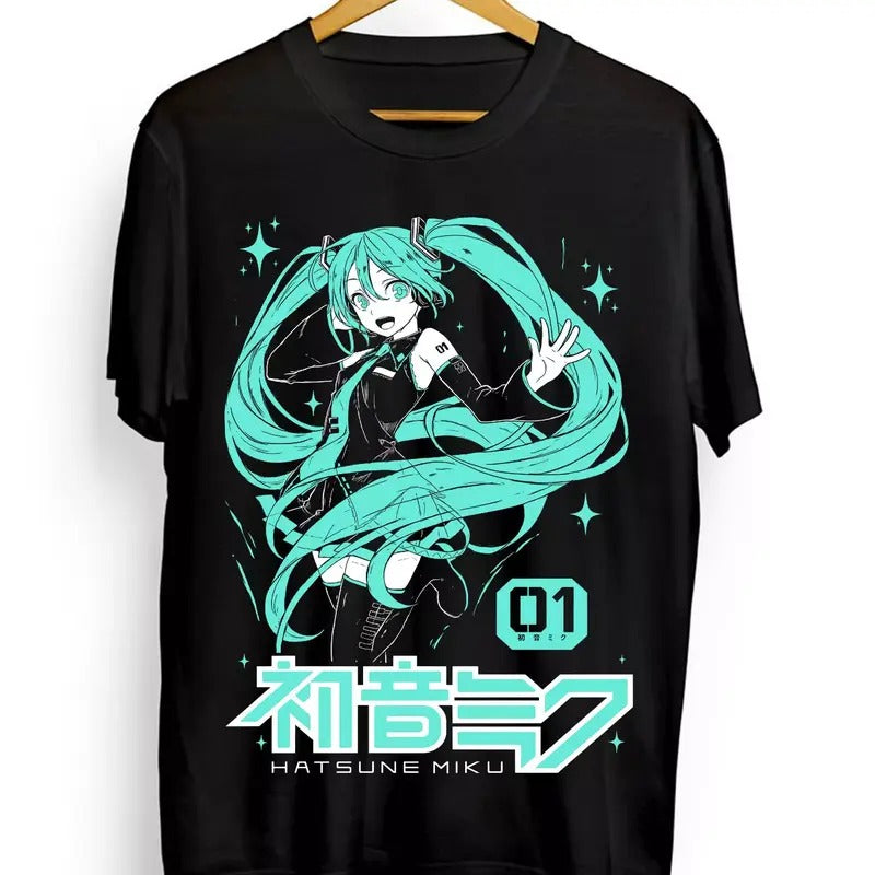 Hatsune Miku T-Shirt Anime Girl Kawaii Project Diva Vocaloid Shirt All Sizestyle{n002}2 Hoodie, Sweatshirt | GrindPrints.com