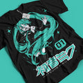 Hatsune Miku T-Shirt Anime Girl Kawaii Project Diva Vocaloid Shirt Anime Manga Shirt Anime Lovers Shirt Fire Style...