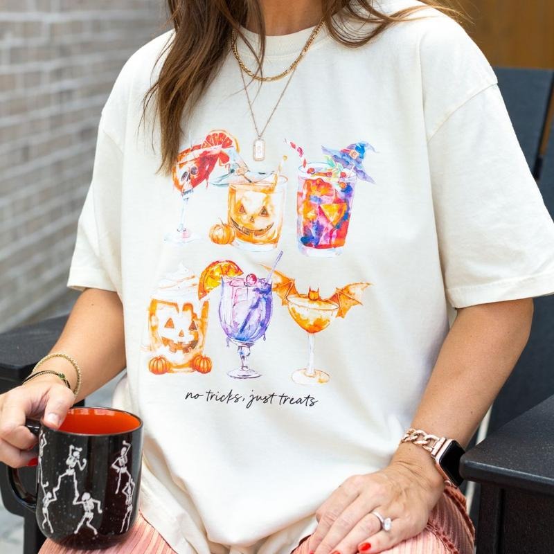 'Haunted Happy Hour' T-Shirt Hoodie, Sweatshirt | GrindPrints.com