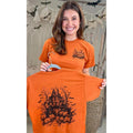 Haunted House Spooky Graphic T-Shirt Hoodie, Sweatshirt | GrindPrints.com