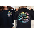 Have The Day You Deserve Sweatshirt Inspirational Sweatshirts Motivational Skeleton Graphic Tee Funny Skeleton Crewneck...