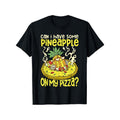 Hawaiian Pizza & Pineapple Print Cotton Breathable Comfort Fit & Perfect Thanksgiving & Sizes S XXXL Black Made Usa T-Shirts, Hoodie, Sweatshirt