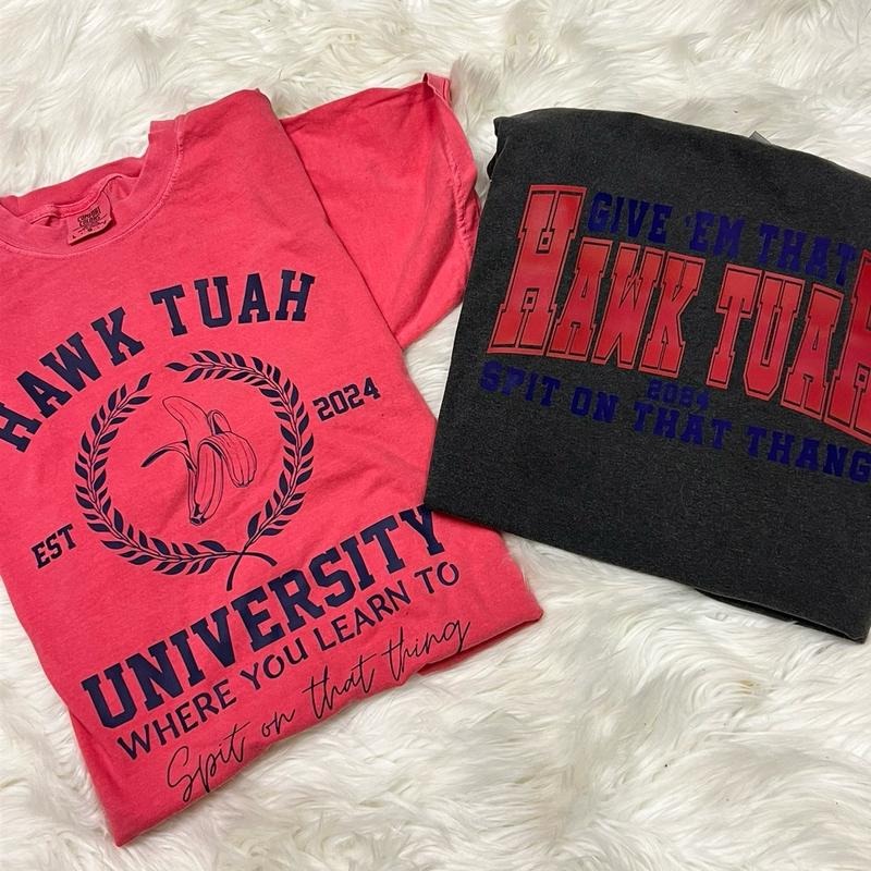 Hawk Tuah tee Hoodie, Sweatshirt | GrindPrints.com