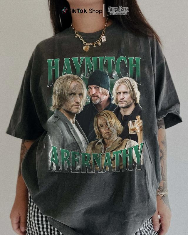 Haymitch Abernathy Sunrise on The Reaping Comfort Colors Unisex Tshirt For Fan, The Hunger Games Retro Bootleg Shirt, Fan...