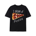 Haywood & Main I Dream Of Pizza Graphic Cotton Short-Sleeve T-Shirt made in usa Hoodie, Sweatshirt | GrindPrints.com