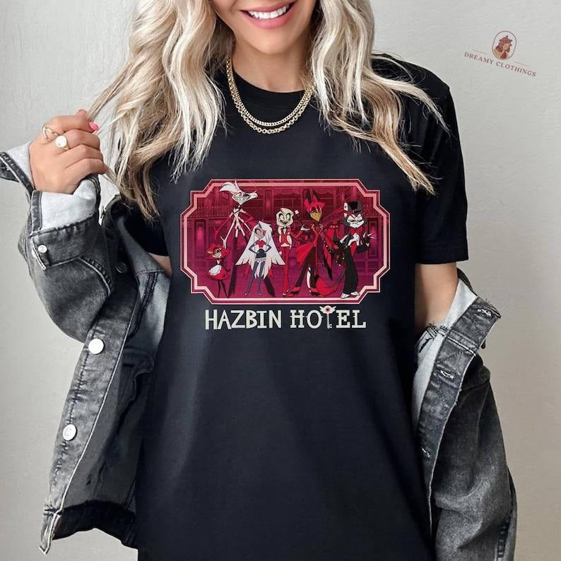Hazbin Hotel Shirt Alastor Shirt Charlie Angel Dust Shirt Hoodie, Sweatshirt | GrindPrints.com