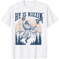 He Is Risen Rizzin' Easter Jesus Christian Faith Basketball T-Shirt Hoodie, Sweatshirt | GrindPrints.com