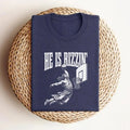 He Is Rizzin' Basketball Jesus Meme Shirt, He Is Rizzin Easter Jesus Shirts, Playing Basketball T-Shirt, For Men, For...
