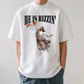 He Is Rizzin Easter Jesus T-Shirt, Sweatshirt, Hoodie, Christian Shirt, Faith-Based Easter Shirt, Jesus Playing...