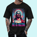 He Is Rizzin Jesus T-Shirt | Tee For Men and Women, Unisex Cotton Hoodie, Sweatshirt | GrindPrints.com