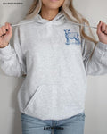 He Left The 99 To Rescue Me Bible Verse Hoodie Blue Coquette Sweatshirt Faith Based Clothing Soft Girl Aesthetic...