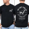 He Left The 99 To Rescue Me Christian T-Shirt Pure Cotton Casual Street Style Crew Neck Short T-Shirt Tops Trendy For...