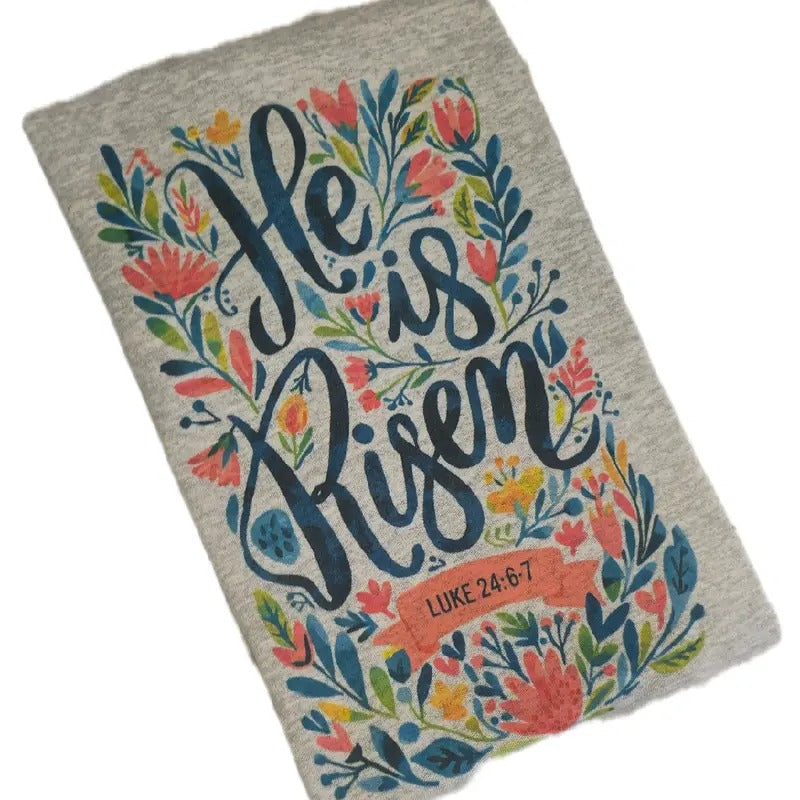 He is risen Easter Graphic Tee or Sweatshirt Hoodie | GrindPrints.com