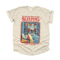 He sees you when you'ew Sleeping Christmas Shirt, Vintage Creepy Santa Claus T-Shirt, Funny, Retro 90s Graphic TShirts,...