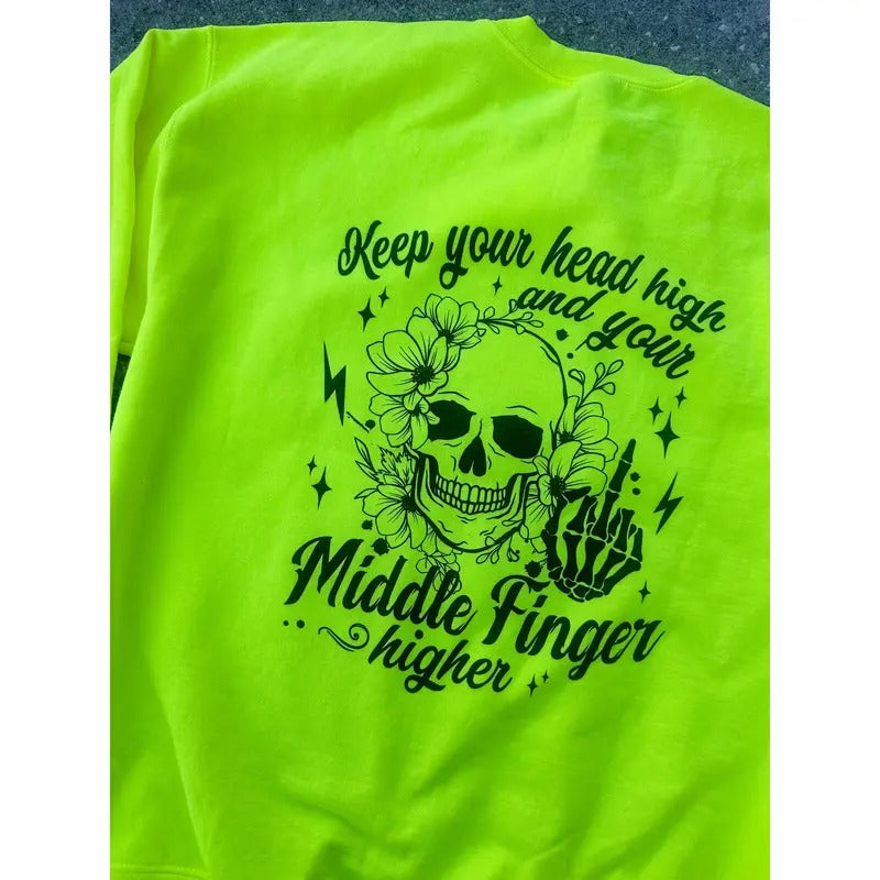 Head High Graphic Pullover T-Shirts, Hoodie, Sweatshirt | GrindPrints.com